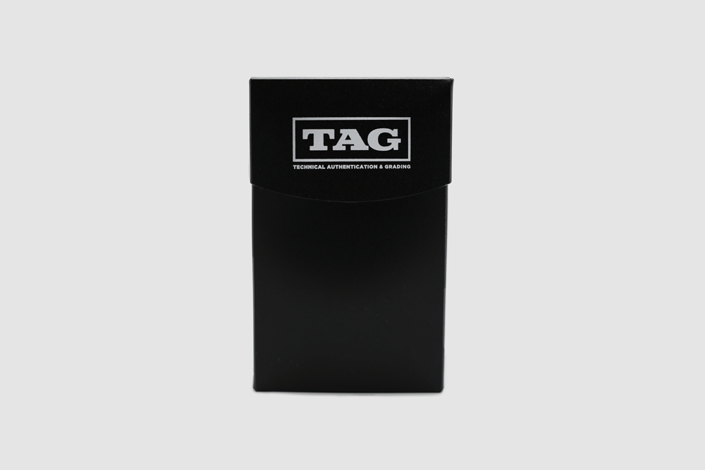 tag graded card case Slab Heavy Duty Storage Box BLACK for up to 25 Slabs crushproof design TAG Grading Graded Slab Bumper