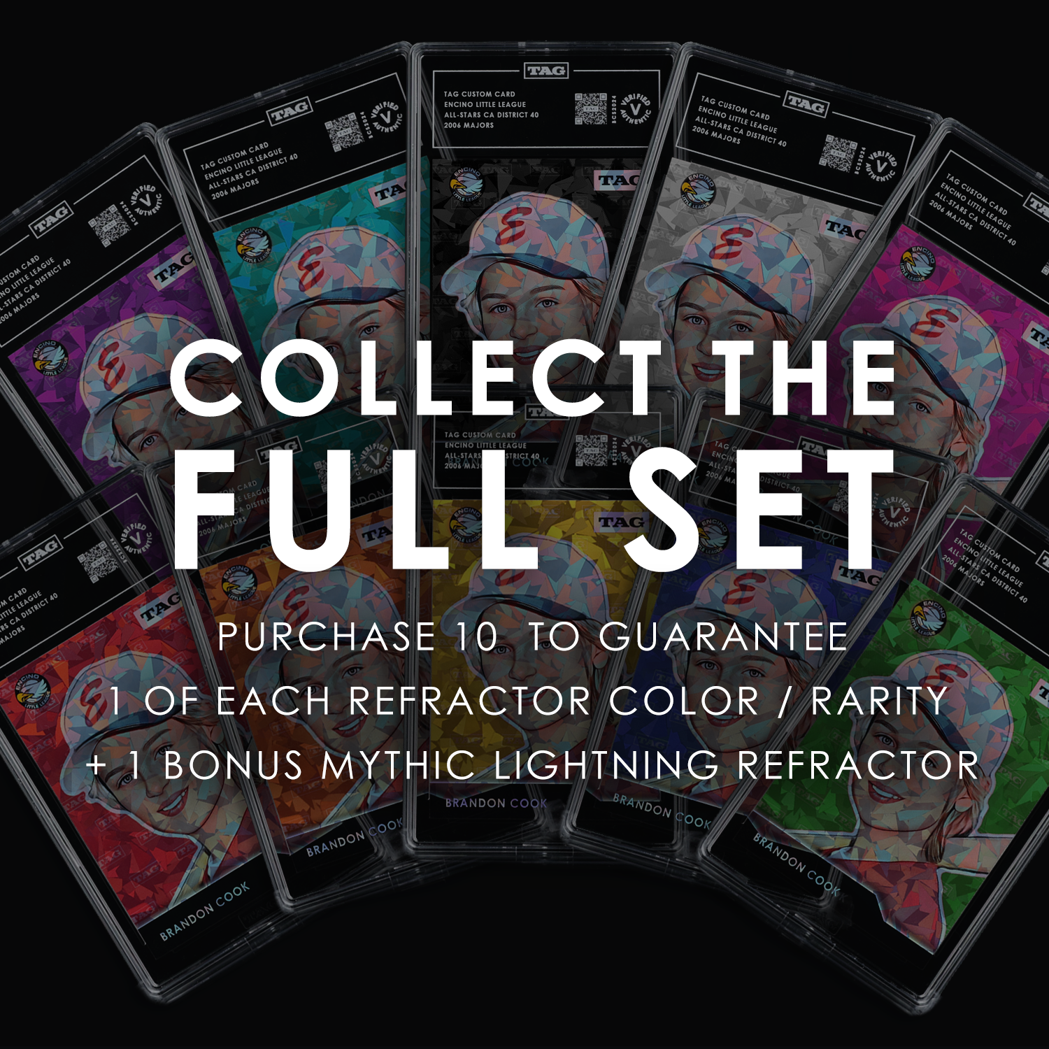 TAG Custom Card / Portrait Prism / Mystery Holographic TAG Grading TAG Custom Card / Portrait Prism / Mystery Holographic TAG Grading
